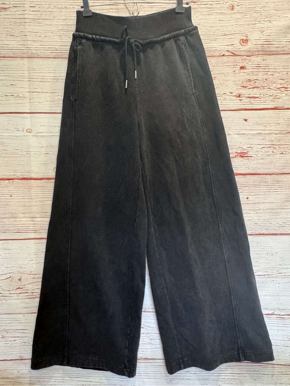 NWT Halara Flex French Terry Baggy Sweatpants in Phantom Denim Sz M - Picture 5 of 15